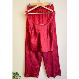 Victoria’s Secret satin tank and pants pajama set
